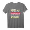 Regel Nr.1 er hat Recht Schulbegleiter T-Shirt  Das perfekte Geschenk für Schulbegleiter, Schulassistenten und Inklusionshelfer