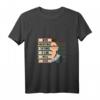 Damen Feministin Ruth Bader Ginsburg RBG Zitat Mädchen mit Buch V-Ausschnitt T-Shirt  Feministisches Frauenhemd für Frauen, Leserinnen und Anwältinnen