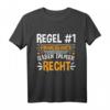 Finanzbeamte Haben Immer Recht T-Shirt  Lustiges Büro-Geschenk für Beamte, Polizisten, Zollbeamte, Lehrer & Kollegen