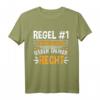 Finanzbeamte Haben Immer Recht T-Shirt  Lustiges Büro-Geschenk für Beamte, Polizisten, Zollbeamte, Lehrer & Kollegen