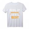 Finanzbeamte Haben Immer Recht T-Shirt  Lustiges Büro-Geschenk für Beamte, Polizisten, Zollbeamte, Lehrer & Kollegen
