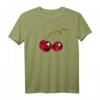 Rote Kirschen Cherry T-Shirt  Trendige Fruchtbekleidung für die ganze Familie, ideales Geschenk für Freunde, Mama, Papa & Kinder