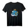 Tiefsee Anglerfisch Illustration T-Shirt - Geschenkidee für Meeresliebhaber und Fischfans für Damen und Herren