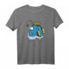 Tiefsee Anglerfisch Illustration T-Shirt - Geschenkidee für Meeresliebhaber und Fischfans für Damen und Herren