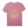 Ich Versuche Mich Zu Benehmen Aber Komme Nach Meinem Papa T-Shirt - Lustige Babykleidung für Geburt, Geburtstag & Vatertag