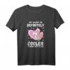 Meine Tante ist definitiv cooler als Papa T-Shirt - Lustiges Einhorn Geschenk für coole Tanten zum Geburtstag, Muttertag, Valentinstag & Weihnachten