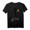Polizei Kostüm Polizei Uniform T-Shirt für Events, Fasching & Karneval - Authentisches Polizeihemd für Erwachsene & Kinder