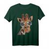 Gute Zeit Giraffe Polizei Sonnenbrille T-Shirt  Lustiges Tier- und Safari-Geschenk für Geburtstage, Weihnachten, Vatertag und Feiern