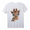 Gute Zeit Giraffe Polizei Sonnenbrille T-Shirt  Lustiges Tier- und Safari-Geschenk für Geburtstage, Weihnachten, Vatertag und Feiern