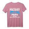 Herren Polizisten Papa Polizei Polizist Geschenk T-Shirt  Perfekt für Polizistenväter und Polizei-Fans mit coolem Motiv