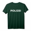 Polizei T-Shirt beidseitig bedruckt - Polizeiuniform für Erwachsene & Kinder, ideal für Einsätze, Verkleidungen & Partys