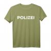 Polizei T-Shirt beidseitig bedruckt - Polizeiuniform für Erwachsene & Kinder, ideal für Einsätze, Verkleidungen & Partys