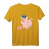 Pig Cop & Donut Lustiges Polizei T-Shirt - Humorvolles Geschenk für Polizisten, Polizei-Absolventen & Sarkastische Polizei-Mitarbeiter
