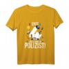 Kinder 4. Geburtstag Junge Geschenk T-Shirt - Lustiges Polizei Motiv mit Feuerwehrauto & Abzeichen für Geburtstag & Party