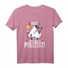 Kinder 4. Geburtstag Junge Geschenk T-Shirt - Lustiges Polizei Motiv mit Feuerwehrauto & Abzeichen für Geburtstag & Party