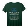 Polizist im Ruhestand Verabschiedung in Pension und Rente T-Shirt  Lustiges Geschenk für ehemalige Polizisten, Vatertag & Muttertag
