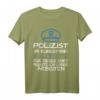 Polizist im Ruhestand Verabschiedung in Pension und Rente T-Shirt  Lustiges Geschenk für ehemalige Polizisten, Vatertag & Muttertag