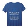 Polizist im Ruhestand Verabschiedung in Pension und Rente T-Shirt  Lustiges Geschenk für ehemalige Polizisten, Vatertag & Muttertag