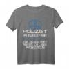 Polizist im Ruhestand Verabschiedung in Pension und Rente T-Shirt  Lustiges Geschenk für ehemalige Polizisten, Vatertag & Muttertag