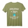 Polizei Pension Polizist Polizistin Abschied T-Shirt - Lustiges Geschenk zum Ruhestand & Verabschiedung für Beamte im Schichtdienst