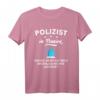 Polizei Pension Polizist Polizistin Abschied T-Shirt - Lustiges Geschenk zum Ruhestand & Verabschiedung für Beamte im Schichtdienst