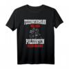 Feuerwehrmann weil auch Polizisten Helden brauchen - Lustiges Feuerwehr T-Shirt mit Spruch und Helm, perfektes Geschenk für Feuerwehr- und Polizeifans