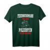 Feuerwehrmann weil auch Polizisten Helden brauchen - Lustiges Feuerwehr T-Shirt mit Spruch und Helm, perfektes Geschenk für Feuerwehr- und Polizeifans