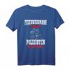 Feuerwehrmann weil auch Polizisten Helden brauchen - Lustiges Feuerwehr T-Shirt mit Spruch und Helm, perfektes Geschenk für Feuerwehr- und Polizeifans