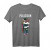 Polizeibeamte Magisches Einhorn T-Shirt  Geschenk für Kinder, Halloween Kostüm, Geburtstag & Weihnachten für kleine Polizisten und Polizei-Fans