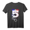 Kinder 5 Geburtstag Polizei Polizist Jungen T-Shirt - Perfektes Geschenk für Polizei- und Detektivfans zum 5. Geburtstag