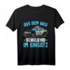 Kinder Einschulung Junge T-Shirt | Schulanfang Shirt mit Polizei-Motiv für Jungen - Lustiges Geschenk zum Schulstart