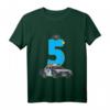 Kinder Geburtstag Polizei Auto T-Shirt - Perfektes Geschenk für 5-jährige Jungen und Mädchen zum Geburtstag, mit coolem Polizei-Design