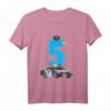 Kinder Geburtstag Polizei Auto T-Shirt - Perfektes Geschenk für 5-jährige Jungen und Mädchen zum Geburtstag, mit coolem Polizei-Design
