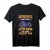 Herren Lustig Polizei Polizist Unterschätze niemals einen Spruch T-Shirt - Witziges Geschenk für Polizisten, Beamte in Rente & Kriminalpolizisten