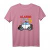 Kinder Geburtstagsshirt 5 Jahre Polizei Auto mit Aufschrift 'Alarm, ich bin schon Fünf'  Perfekt für Polizei-Themenparty, Kindergarten & Schule