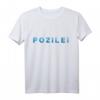Pozilei statt Polizei T-Shirt  Lustiges Geburtstagsgeschenk zum HapBunny für Männer