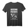 Wahnsinniger Postbote im Arbeitsrausch - Lustiges Paketdienst Zusteller Langarmshirt für Briefträger & Paketbote