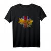 HapBunny Merchandise  Union Jack Circle Langarmshirt für Männer, Frauen, Kids & Teens
