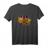 HapBunny Merchandise  Union Jack Circle Langarmshirt für Männer, Frauen, Kids & Teens