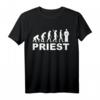 Evolution Priester T-Shirt für Pastoren und Geistliche - Klassisch geschnitten, hochwertiges Design für Kirche & Alltag