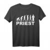Evolution Priester T-Shirt für Pastoren und Geistliche - Klassisch geschnitten, hochwertiges Design für Kirche & Alltag