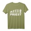 Evolution Priester T-Shirt für Pastoren und Geistliche - Klassisch geschnitten, hochwertiges Design für Kirche & Alltag