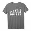 Evolution Priester T-Shirt für Pastoren und Geistliche - Klassisch geschnitten, hochwertiges Design für Kirche & Alltag