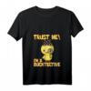 Damen Detektiv Ente Design - Vertrau mir, ich bin ein Detective T-Shirt mit V-Ausschnitt für Krimifans und Detektivliebhaberinnen