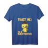 Damen Detektiv Ente Design - Vertrau mir, ich bin ein Detective T-Shirt mit V-Ausschnitt für Krimifans und Detektivliebhaberinnen
