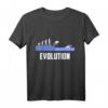 Schwimmer Evolution lustiges Motiv T-Shirt  Perfektes Geschenk zum Geburtstag oder Weihnachten für Schwimmfans aller Altersgruppen