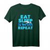 Swimmer Tees: Eat Sleep Swim Repeat T-Shirt  Lustiges Wasser- und Schwimmliebhaber-Shirt für Damen und Herren, Perfekt als Geschenk