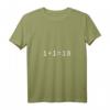 Damen 1 + 1 = 10 Binär lustiges Informatik Software Programmierer T-Shirt mit V-Ausschnitt  Perfekt für Programmierer, IT-Studenten & Informatik-Enthusiasten