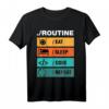 Eat Sleep Code Repeat Programmierer Software Entwickler T-Shirt  Perfektes Geschenk für IT Nerds, Geeks & Coding-Enthusiasten