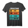 Eat Sleep Code Repeat Programmierer Software Entwickler T-Shirt  Perfektes Geschenk für IT Nerds, Geeks & Coding-Enthusiasten